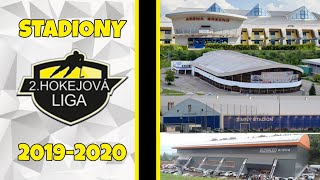 Stadiony 2. slovenské hokejové ligy 2019/2020 | Fotky stadionů a kapacita