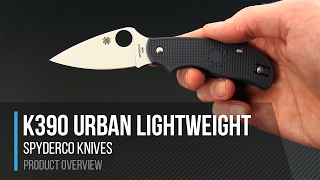 Spyderco Urban Lightweight K390 Gray FRN Sprint Run Overview
