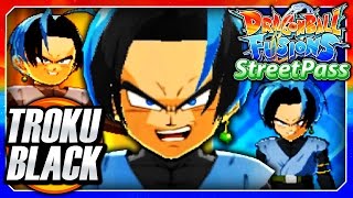 Dragon Ball Fusions 3DS English: Troku Black (Trunks & Goku Black Streetpass Fusion) Fusion Gameplay