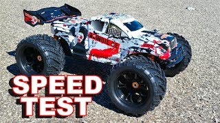 FAST Zombie RC Monster Truck SPEED TEST - DHK HOBBY 8384 - TheRcSaylors
