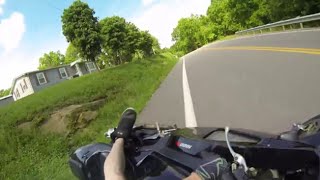 Motorcycle Ride Went Wrong - No Gear Sportbike Crash!