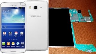 Разборка Samsung Galaxy Grand 2 G7102: замена корпуса и сенсорного экрана, тачскрина (touch screen)