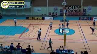 ASV TV - Volley - Coupe de France Benjamin M13 2015 - Petite Finale - Niort vs Bron - BMF035