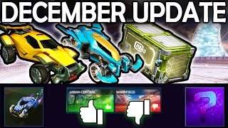 Rocket League: DECEMBER UPDATE - Octane ZSR, Starbase ARC, Custom Training...