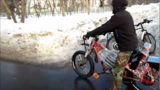 «Чоппер КОЗЫРЬ»  МК KRO motor 48V + maxcontroller - speed of 70 km h I