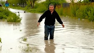ძლიერმა წვიმამ კახეთში წყალდიდობა გამოიწვია — ვიდეო
