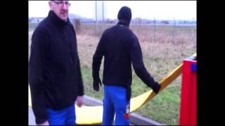 Fast deployment flood control system (Water-Gate by MegaSecur)