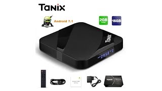 ТВ приставка Tanix TX3 MAX: Android 7.1, 2/16GB, Amlogic