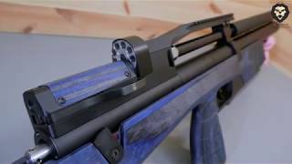 Пневматическая винтовка Jager SPR BullPup 6.35 мм PCP (ламинат, синий, 470 мм) видео обзор