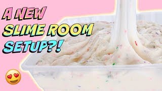 A NEW SLIME ROOM SETUP + SURPRISE PEACHYBBIES SLIME RESTOCK!