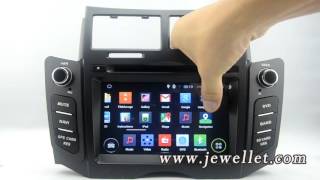 Android Toyota Yaris Vitz Belta DVD GPS Navigation with Bluetooth,3G/Wifi,DVR,1080P
