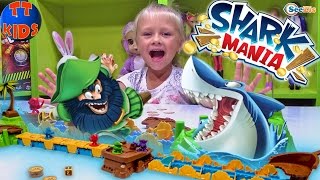 Игрушки для детей - Игра Акула Shark Mania - Играем с Ярославой Видео для детей Games for children