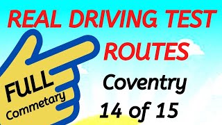UK Driving Test Route Coventry 14 (Book & Pass The Driving Test)