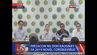 NTVL: Press conference ng DOH kaugnay sa 2019 Novel Coronavirus