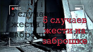 ЖЕСТЬ НА ЗАБРОШКЕ 5 НОВЫХ СЛУЧАЕВ ЖЕСТИ НА ЗАБРОШКЕ