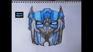 Как нарисовать трансформера ОПТИМУСА ПРАЙМА/273/How to draw transformer OPTIMUS PRIME