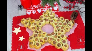 Stella di Natale con i würstel: l'idea per un aperitivo originale!