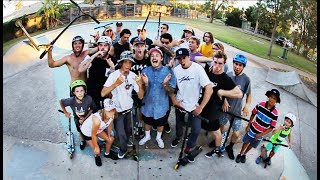 PRO SCOOTER RIDERS SESSION! (R WIlly, Saundezy, Max Peters and Jack McCann)