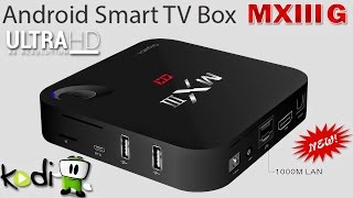 ANDROID TV BOX MXIII G : SMART TV приставка для ТЕЛЕВИЗОРОВ - ПОСЫЛКИ из КИТАЯ
