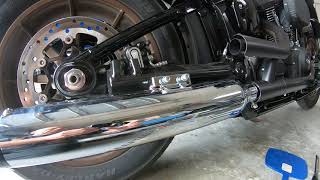 TAB Performance slip-on mufflers for 2020 Harley-Davidson Lowrider S