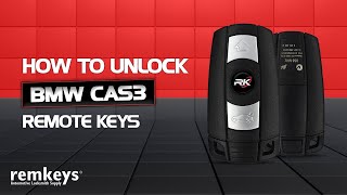 How to Unlock BMW Cas3 Remote Keys (PCF7945 & PCF7952)