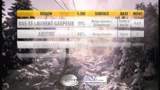 Condition de ski au Canal V avec Luc-Dupont Hebert du 15 mars