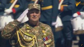 Армянская стрелковая дивизия на параде Победы, командующий - полковник Ашот Акопян