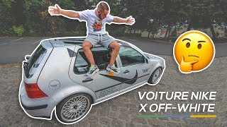 UNE VOITURE NIKE X OFF WHITE !!