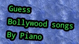 Guess Bollywood Songs By It's Music Challenge | Bollywood Songs Challenge by piano songs themes