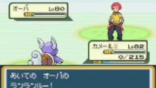 ギンガ団幹部のドナルドとバトルした