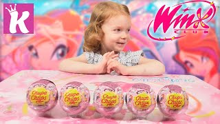 Клуб Винкс Чупа Чупс шоколадные шары с сюрпризом Winx Club Chupa Chups Chocolate Balls Surprise