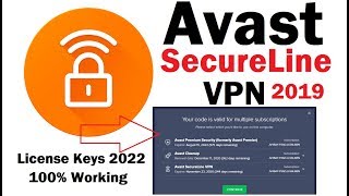 Avast SecureLine VPN 2019 License Keys 2021