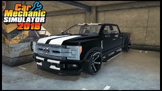 V12 TWIN TURBO F350 DRAG TRUCK - Car Mechanic Simulator 2018