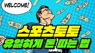 스포츠토토 시나리오 분석법! 모든건 정해져있다