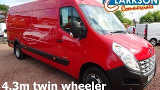 Clarkson Commercials - for sale 2012 Renault Master LM35 extra LWB no vat