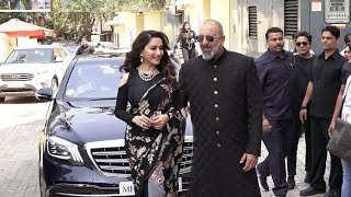 Sanju Baba's MACHO ENTRY With Ex Gf Madhuri Dixit At Kalank Trailer Launch