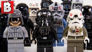 Every Lego Star Wars Imperial Pilot Minifigure Ever Made!!! + Rare UCS TIE Pilot | Collection review
