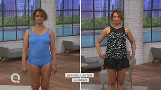 DreamShaper by Miraclesuit Olivia Tankini Swimsuit with Skirt on QVC
