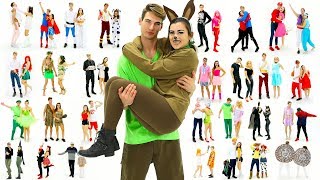 30 Last-Minute COUPLE Halloween Costume Ideas! DIY Costumes!