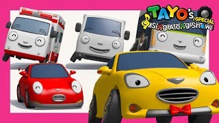 *NEW* Learn Colors Song l Dance Party for Cars l Tayo Sing Along Special l The Brave Cars