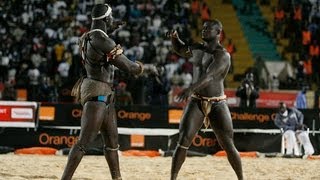 Lutte sénégalaise Combat de chock.