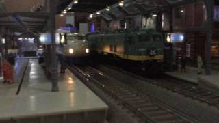 HO station diorama Japan fictional - Super Express 'Hikari'