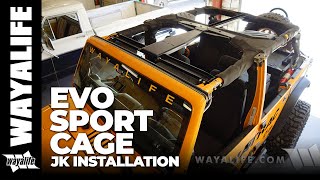 Jeep JK Wrangler Unlimited EVO SPORT CAGE INSTALLATION : 2011-2018