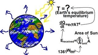 Physics - Thermodynamics: Radiation: Heat Transfer (8 of 11) Earth's Equilibrium Temperature