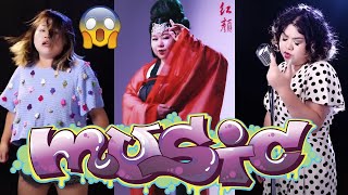 Chubby girl with the voice of angel,why we cannot help laughing?pop song 2019/trung quốc(live music)