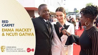Emma Mackey & Ncuti Gatwa on Sex Education & Season 2 | BAFTA TV Awards 2019