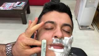 Asmr Turkish Massage(beard cut)(sheet washing)(Magic massage)(sakal traşı)