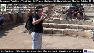 The Ancient Theatre of Aptera_4th Enocultura Project Meeting in Chania