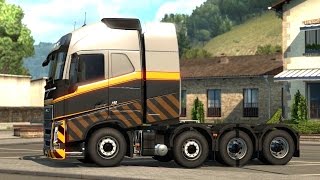 ETS2 Heavy Cargo Pack DLC - 8x4 Volvo FH Locomotive Transport
