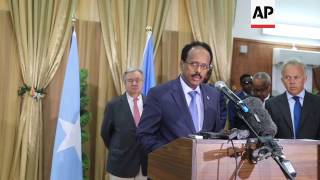 Somalia's president criticises new US ban